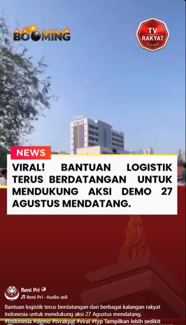 Bantuan logistik terus berdatangan untuk tgl 27 agustus 2026 — News